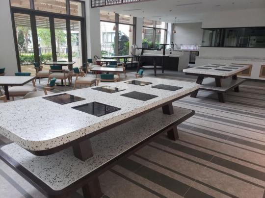 Bếp từ âm quầy – Thiết kế sang trọng cho những khu buffet