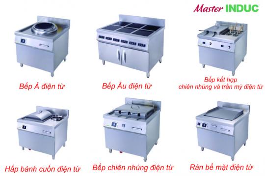 Bảng giá thiết bị bếp từ công nghiệp cho các khu bếp nhà hàng, khách sạn, khu công nghiệp