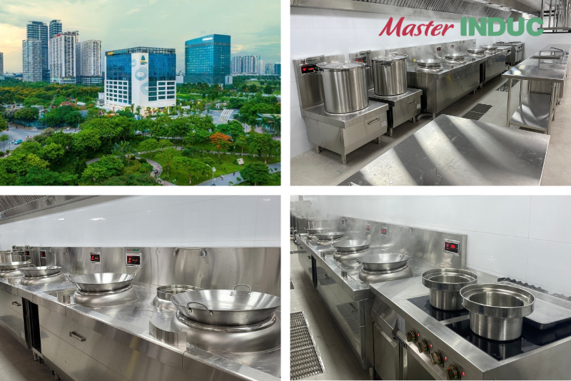 Bếp điện từ công nghiệp Bệnh viện Mặt trời 